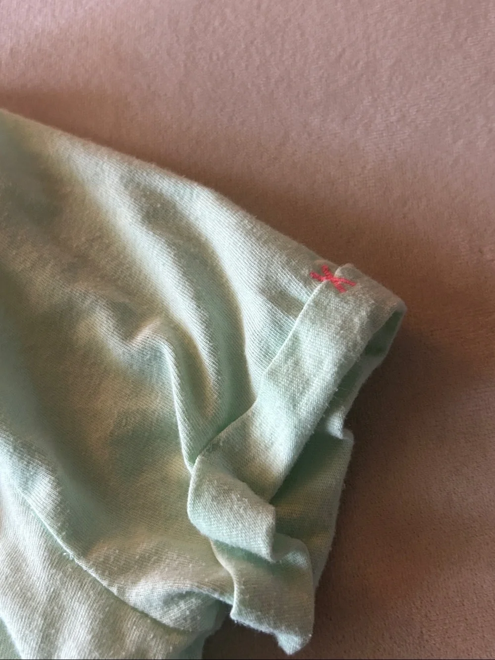 Cat & Jack Mint Green Short Sleeve Sequin Cactus Tee